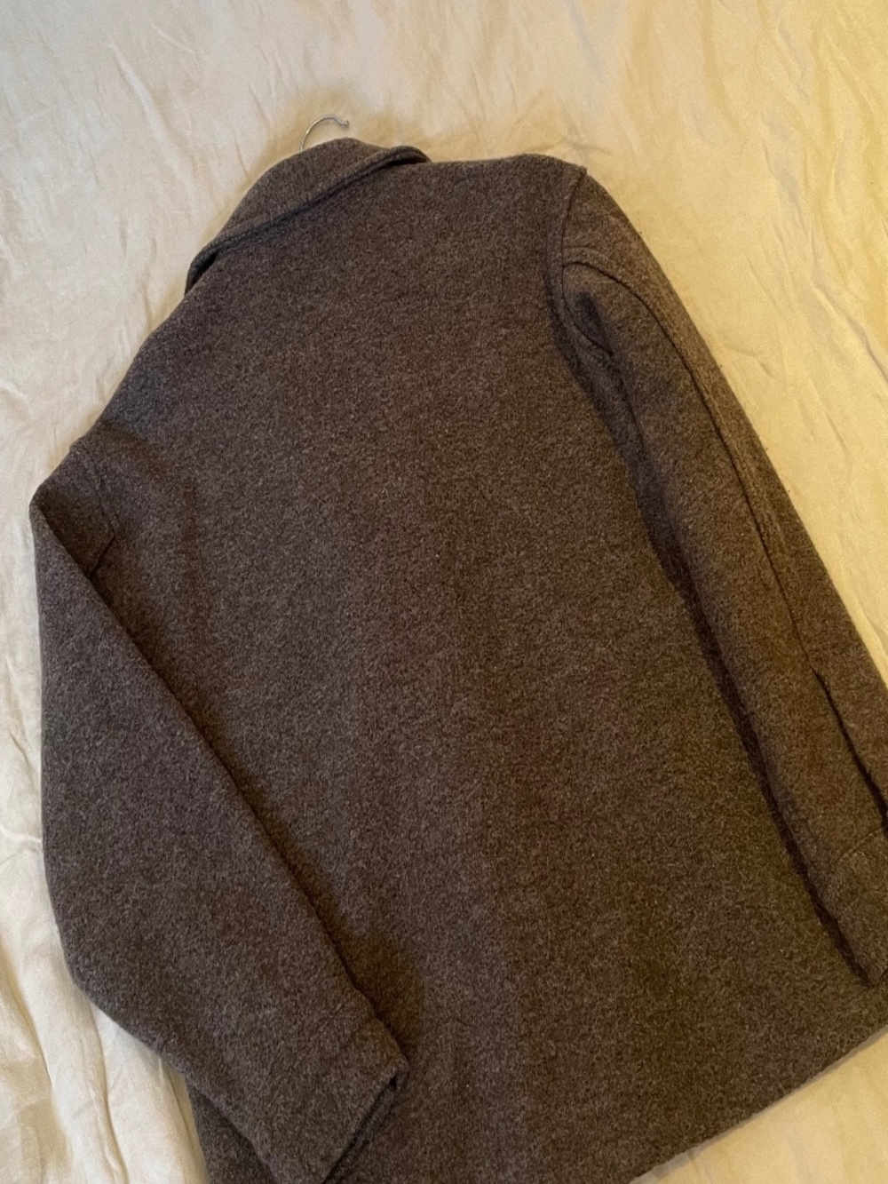 Buck Mason WOOL FIELD SHIRT MARLED COASTAL BLUFF Size Medium - Picture 8 of 11